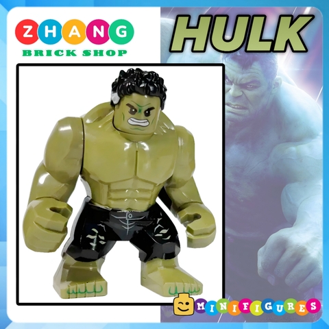 Xếp hình Hulk Endgame tóc bạc lego bigfigures xinh xh887