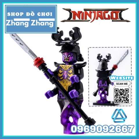 Xếp hình Ninjago đại chiến tộc rắn và bạch cốt tinh tộc Lego Minifigures LELE A098 105