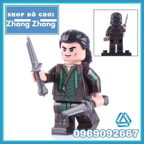 Xếp hình tuyển tập Loki Avengers trong TVA và Ragnarok mới nhất 2021 Lego Minifigures WM6118