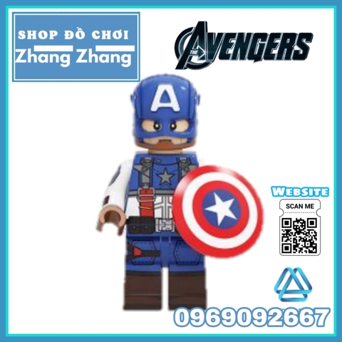Xếp hình Iron Man
- Captain America - Deadpool
- Hawkeye
- Hulk - Rocket Racoon - Loki Lego Minifigures POGO PG8271