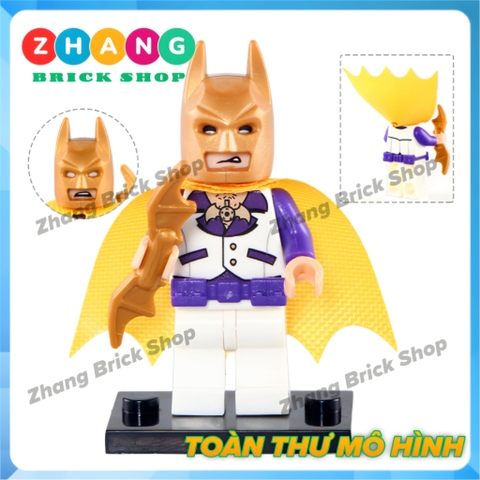 Xếp hình Batman Barbara và Poison Ivy Joker Catwoman - Aaron Cash - Penguin - Riddler Lego Minifigures Pogo PG8041