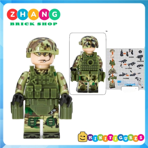 Đồ chơi Xếp hình Lực lượng đặc nhiệm Spetsnaz Alpha Nga tinh nhuệ giỏi nhất thế giới Lego Minifigures Tbstoy Tbs41-46