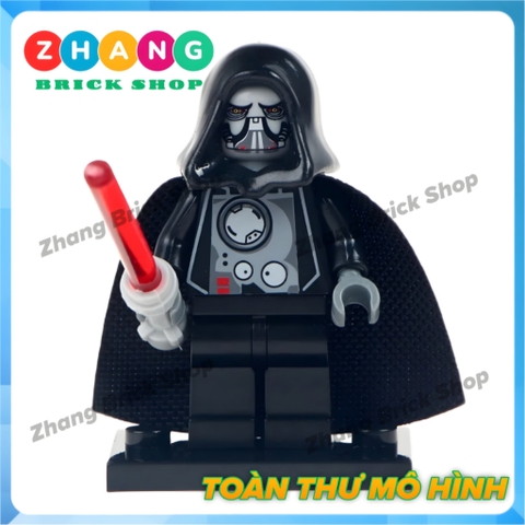 Xếp hình Star Wars Mace Windu Luminara Darth Malgus  Naboo Guard Jango Fett Trooper Lego Minifigures Pogo PG8095
