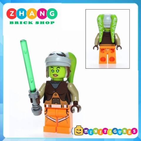 Xếp hình Star Wars gồm General Grevious - Pong Krell - Hera - Jedi - Stormtrooper Lego Minifigures Lele C032 039