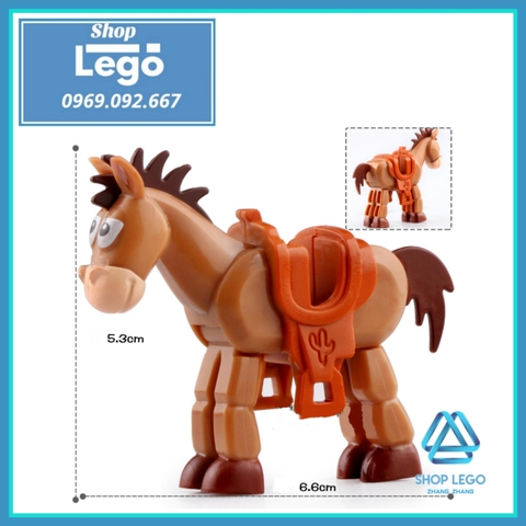 Xếp hình Toy Story : Câu chuyện đồ chơi Buzz Lightyear - Woody - Jessie Lego Minifigures POGO PG8222