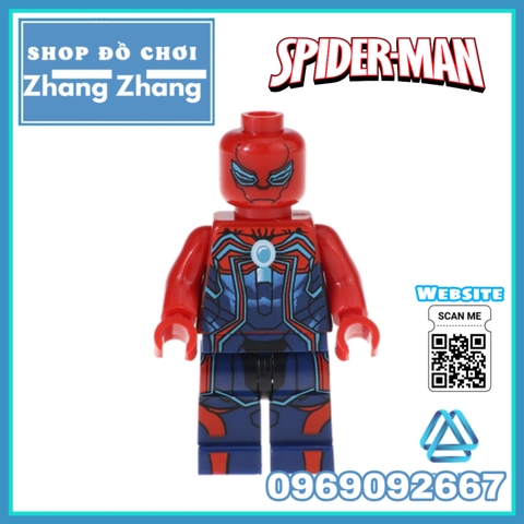 Xếp hình Iron Nightrunner Spider-Man Batman Killer Frost Venom Robin Deadman Squirrel Girl Lego Minifigures Kopf KF6052
