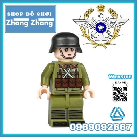 Đồ chơi xếp hình lính Quốc dân Trung Hoa trong Thế Chiến II Minifigures M8042