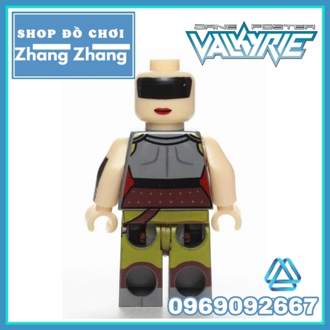 Xếp hình Lady Thor Jane Foster Thor The Darkness Marvel Lego Minifigures wm6024 wm466