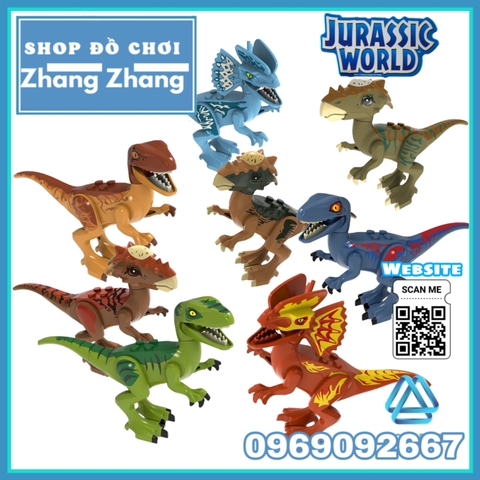 Xếp hình Công viên Khủng long Jurassic Park Lego Minifigures POGO PG8240