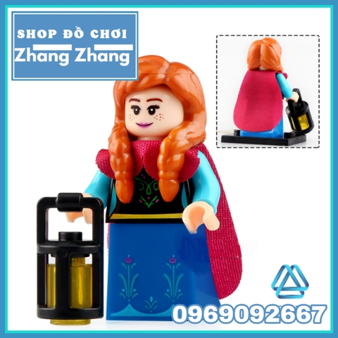 Xếp hình Nữ Hoàng băng giá Frozen Elsa Anna Mascot - Dude - Hula Lula - Lucy Candy Rapper Kitty Lego Minifigures WM6067