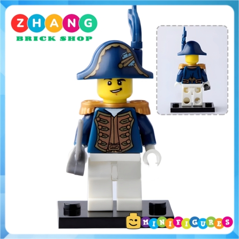 Xếp hình lục quân quân đội Cuộc chiến Hoa Kỳ - Anh Quốc 1812 Lego Minifigures POGO PG8035
