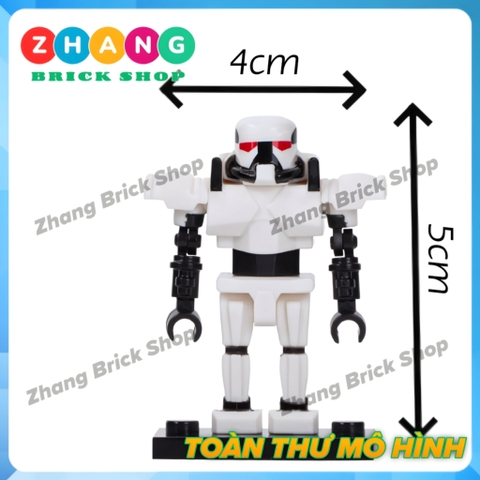Đồ chơi xếp hình Star Wars mô hình Sentry Droid Minifigures Koruit XP403