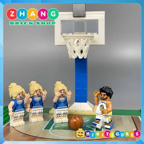 Xếp hình Bảng và rổ bóng rổ Basketball 🏀 dùng để ráp Lego Minifigures