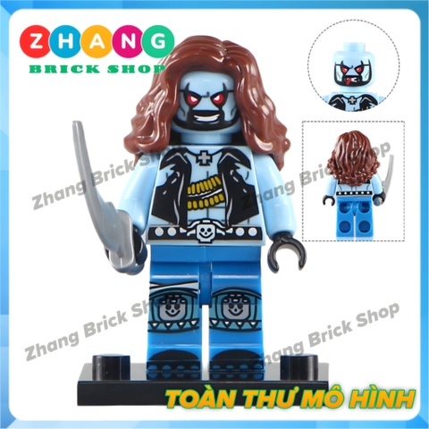 Xếp hình Flash & Shazam Green Lantern Fire Storm - Black Adam - Lobo - Scarecrow DC Comics Lego Minifigures Xinh X0153