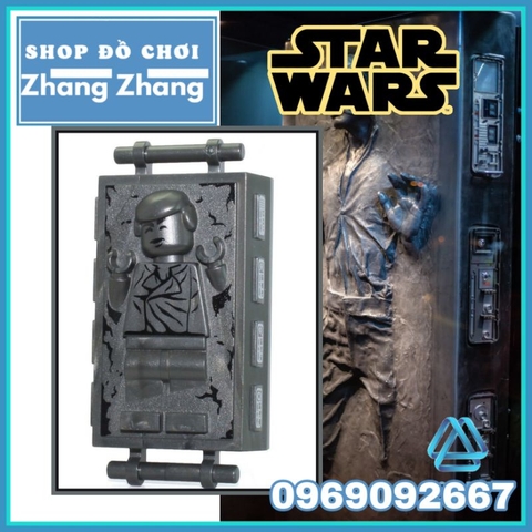 Đồ chơi xếp hình tủ đóng băng Han Solo Carbonite Frozen trong Star Wars Minifigures POGO PG831