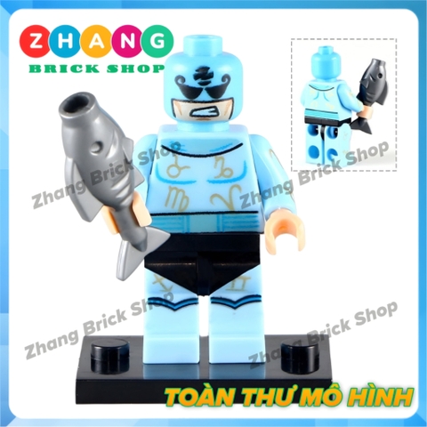 Xếp hình Batman Batgirl Redhood thành phố Gotham Lego Minifigures POGO PG124 131 PG8040