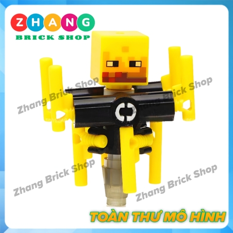 Xếp hình MineCraft Redstone Golem - Creeper - Zombie - Wither Skeleton - Blaze - Wither Lego Minifigures Xinh X0294