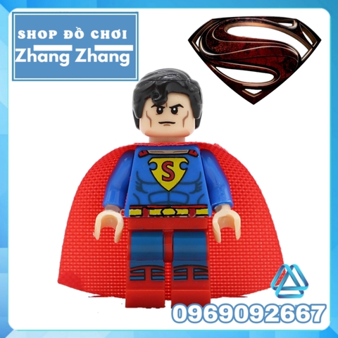Xếp hình Harley Quinn - Loki - Clock King - Superman - Aquaman - Batman - Cyborg Scarecrow Lego Minifigures Pogo PG8068