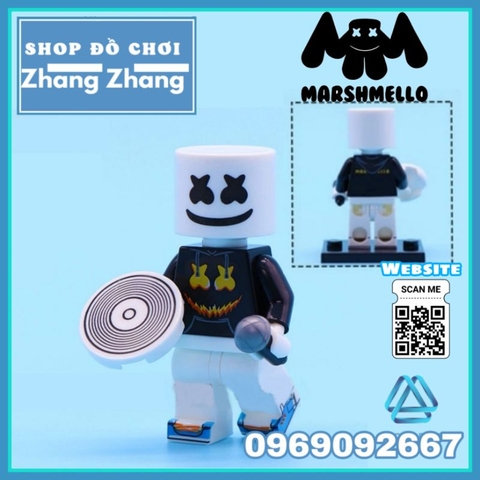 Đồ chơi xếp hình mô phỏng DJ Marshmallow mô hình Minifigures WM6064
