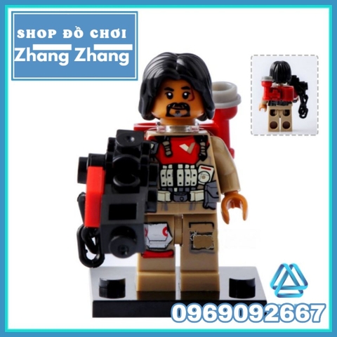 Xếp hình Star Wars Imwe - Jyn Erso - Stormtrooper - Malbus - Death Trooper - Orson Andor Lego Minifigures Xinh X0139