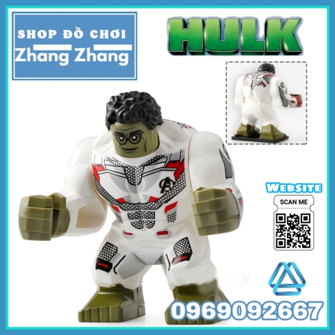 Xếp hình Hulk Bruce Banner (Du hành thời gian) Avengers Endgame Bigfigures Lego Minifigures Xinh Xh1254