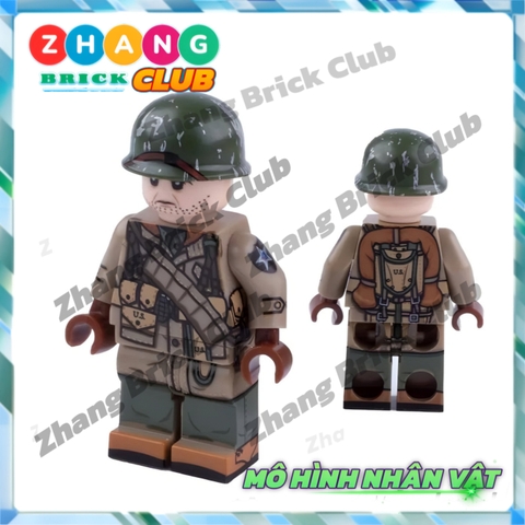 Mô hình nhân vật chiến tranh triều tiên Chí nguyện quân Trung Hàn Mỹ JC013 016 JA015 018