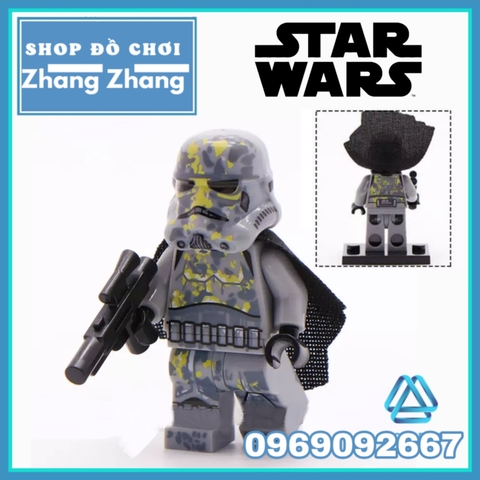 Xếp hình Mimban Stormtrooper - Imperial Patrol Trooper - Clone Trooper - Commander Thorn Lego Minifigures WM6036