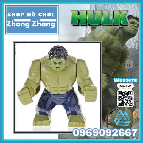 Xếp hình Hulk Khổng lồ xanh Endgame Lego Minifigures Xinh Xh1052