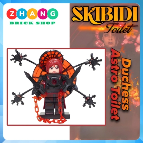 Đồ chơi lắp ráp Skibidi Toilet Duchess Astro Toilet Minifigures KDL838 K2247 [Zhang Brick Shop]