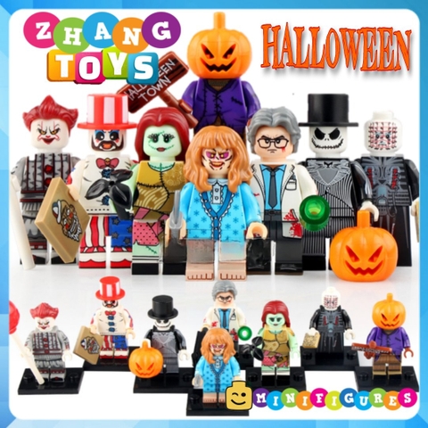 Xếp hình Jack Skellington - Sally - Spaulding - Pumpkin King - MacNeil - Pinhead - Pennywise Lego Minifigures WM6102