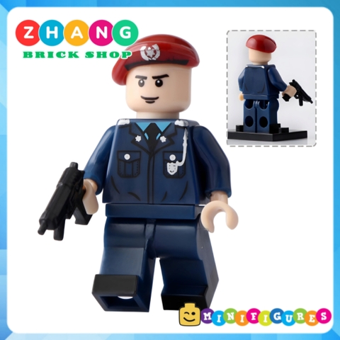 Đồ chơi Xếp hình lực lượng cảnh sát Hongkong Macao Police và phản ứng nhanh SWAT Minifigures POGO PG8062