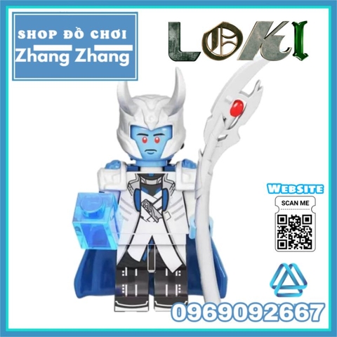 Đồ chơi xếp hình Loki TVA trong Thor Minifigures Kopf KF6141