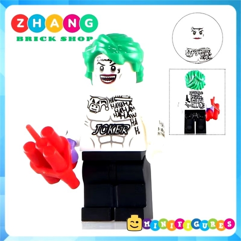 Xếp hình Joker - Killer Crock - Henchman - White Creepy trong Suicide Squad Lego Minifigures KL9008
