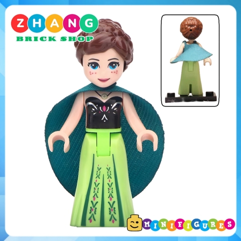 Xếp hình Elsa - Anna - Ariel - Aurora - Maleficent - Ursula - Prince Eric Lego Minifigures Lele F018 025