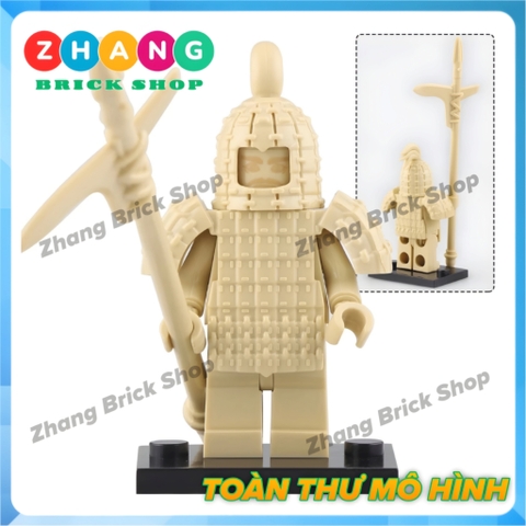 Xếp hình Đội quân đất nung Tần Thủy Hoàng Terra Cotta Warrior Lego Minifigures Koruit KT1089