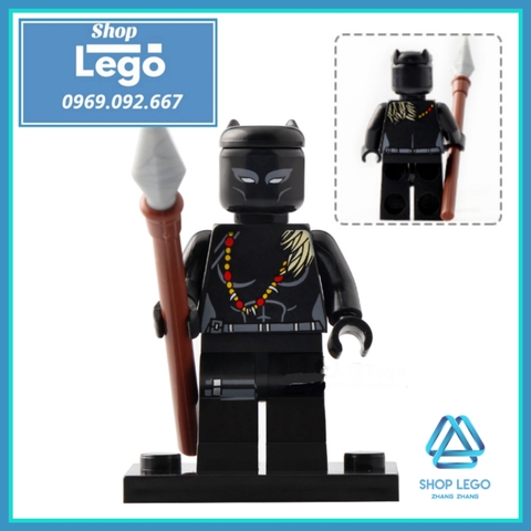 Xếp hình Avengers Infinity War Black Panther - Killmonger - Shuri - Ulysses Klaw - Okoye Lego Minifigures Xinh X0184