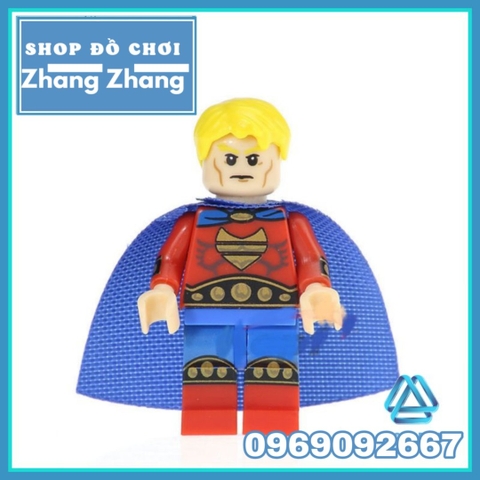 Xếp hình SPIDER MAN BATMAN X-Men Deadpool Cyclops Quasar Azrael Red Lantern Atom Mary Jane Lego Minifigures POGO pg8056