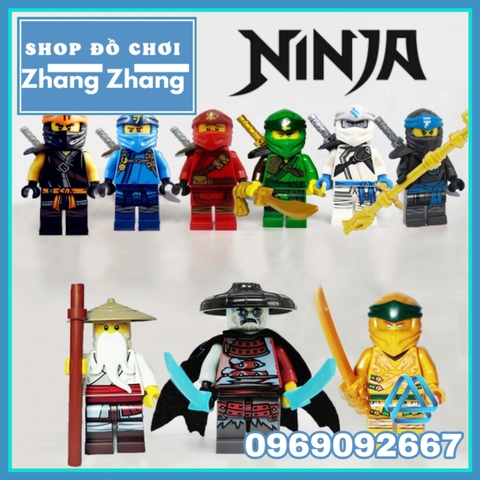 Xếp hình Ninjago đại chiến Ice Emperor mới nhất 2020 Lego Minifigures PRCK GA107 114