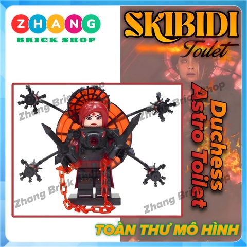 Đồ chơi lắp ráp Skibidi Toilet Duchess Astro Toilet Minifigures KDL838 K2247 [Zhang Brick Shop]