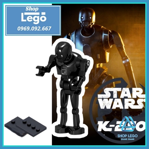 Xếp hình Star Wars Bộ 4 người máy K-2SO trong chiến tranh giữa các vì sao Lego Minifigures POGO C031