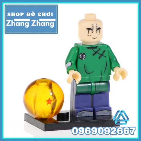 Xếp hình Dragon Ball Goku Gohan Krillin Launch Master Mutaito Lego Minifigures Pogo PG8167