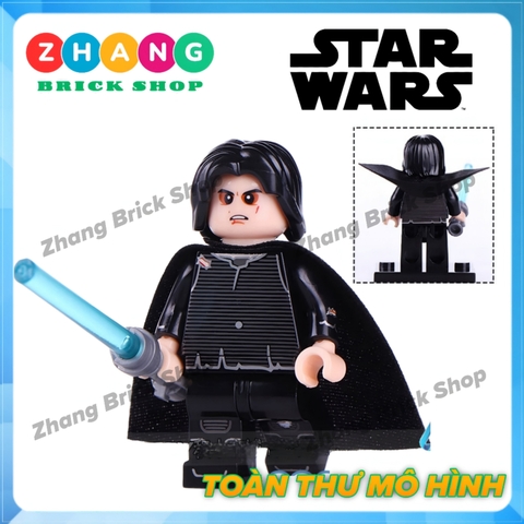 Xếp hình Star Wars C-3PO  - Ben Skywalker - Tarfful - Han Solo - Paz Vizla - Palpatine - Obi-wan Lego Minifigures WM6091