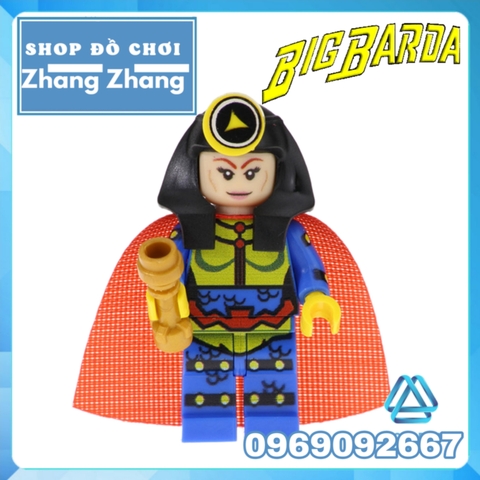 Xếp hình Power Girl - Big Barda - Lara Croft - Tomb Raider - Rocky Balboa - Namor Lego Minifigures POGO PG8125