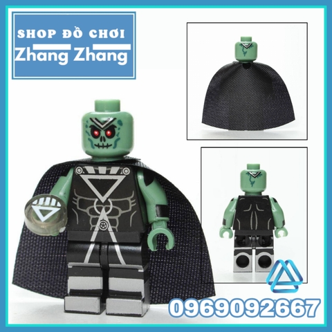 Xếp hình Superman Flash Deathstorm Aquaman DC Comics Martian Manhunter Black Lantern Lego Minifigures POGO PG8195