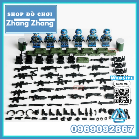 Đồ chơi Xếp hình lực lượng Thủy Quân lục chiến Navy Military Lego Minifigures Tbstoys Tbs53-58