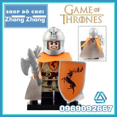 Xếp hình Game of Thrones Baratheon Bannerman Lego Minifigures Koruit KT1029