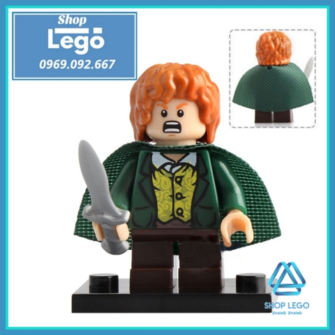 Xếp hình Frodo Gandalf Thranduil Elrond Lake-town Galadriel Arwen Merry Lego Minifigures Pogo PG8148