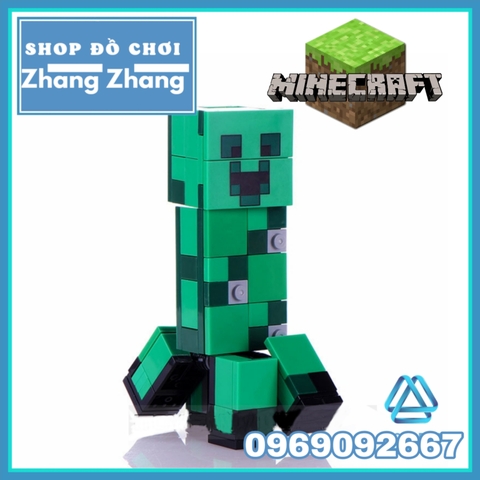 Xếp hình MineCraft Redstone Golem - Creeper - Zombie - Wither Skeleton - Blaze - Wither Lego Minifigures Xinh X0294