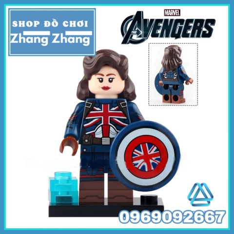 Đồ chơi xếp hình Bucky Scarlet Witch Vision Gamora Captain Falcon Loki Star-Lord Minifigures POGO PG8298