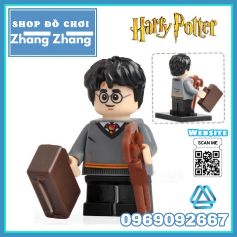 Xếp hình mô hình Harry Potter gồm Dumbledore - Hermione - Quirrell - Filch - Ron Lego Minifigures WM6047